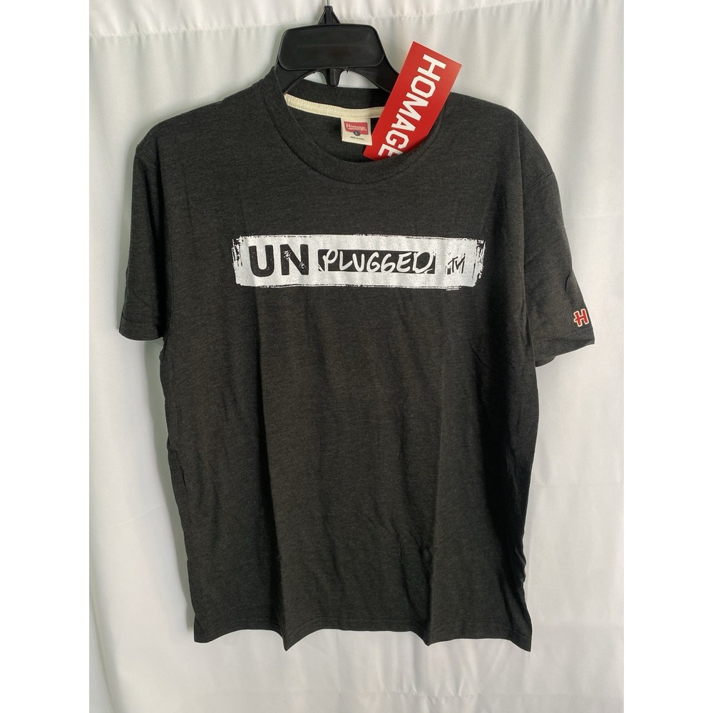 NWT Homage MTV Unplugged Music Show T Shirt Large‎